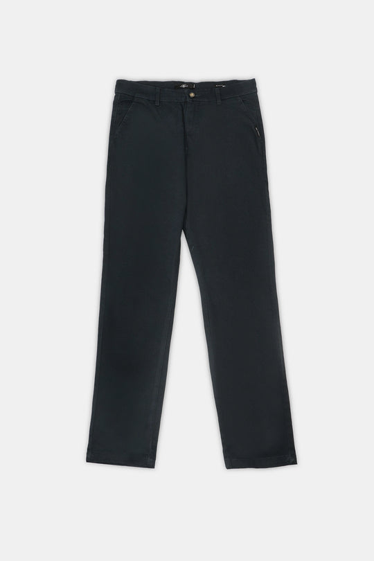 Printed Dark Blue Chinos - 9figure