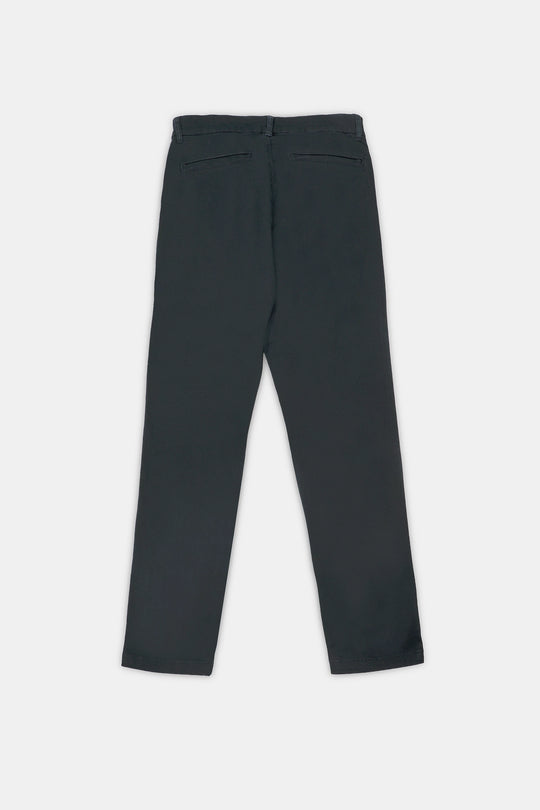 Printed Dark Blue Chinos - 9figure