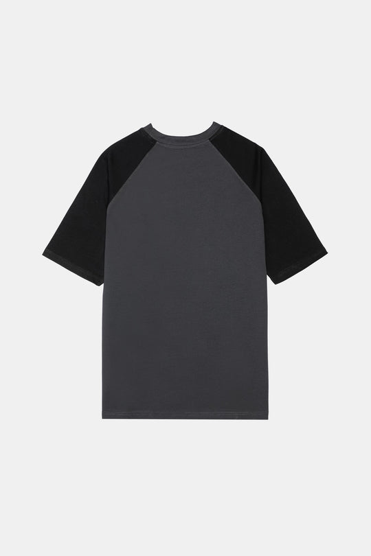 Printed Reglan Sleeve T-Shirt