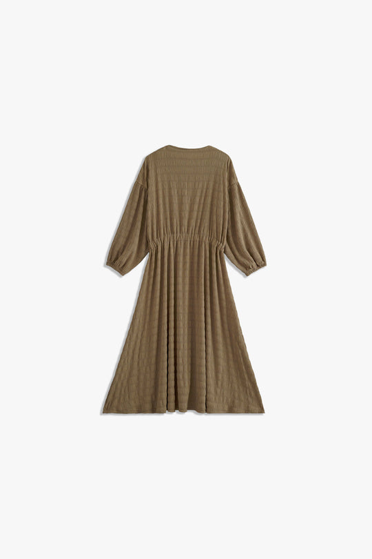 Textured Midi Dress