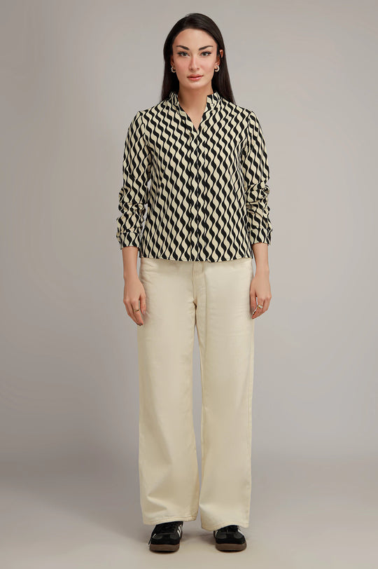 Geometric Pattern Shirt