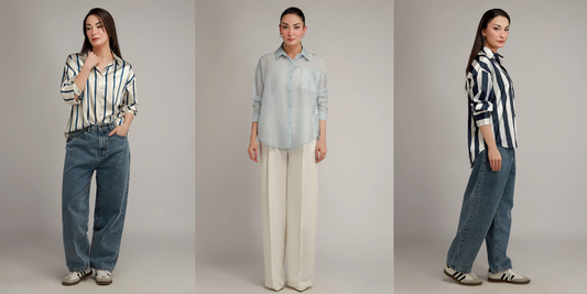Explore Nine Figures’ Bold Shirt Collection for women