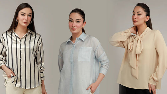 Shop trendy Western Shirts for Women Online in Pakistan.