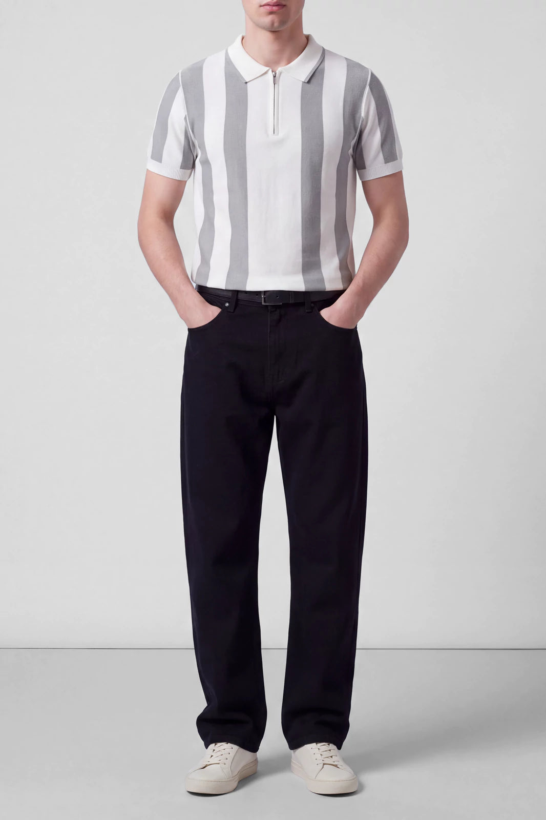 Men's Zipper Polo