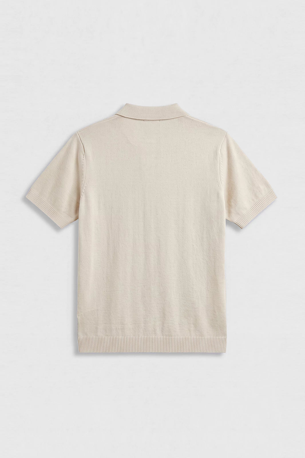 Button Textured Polo