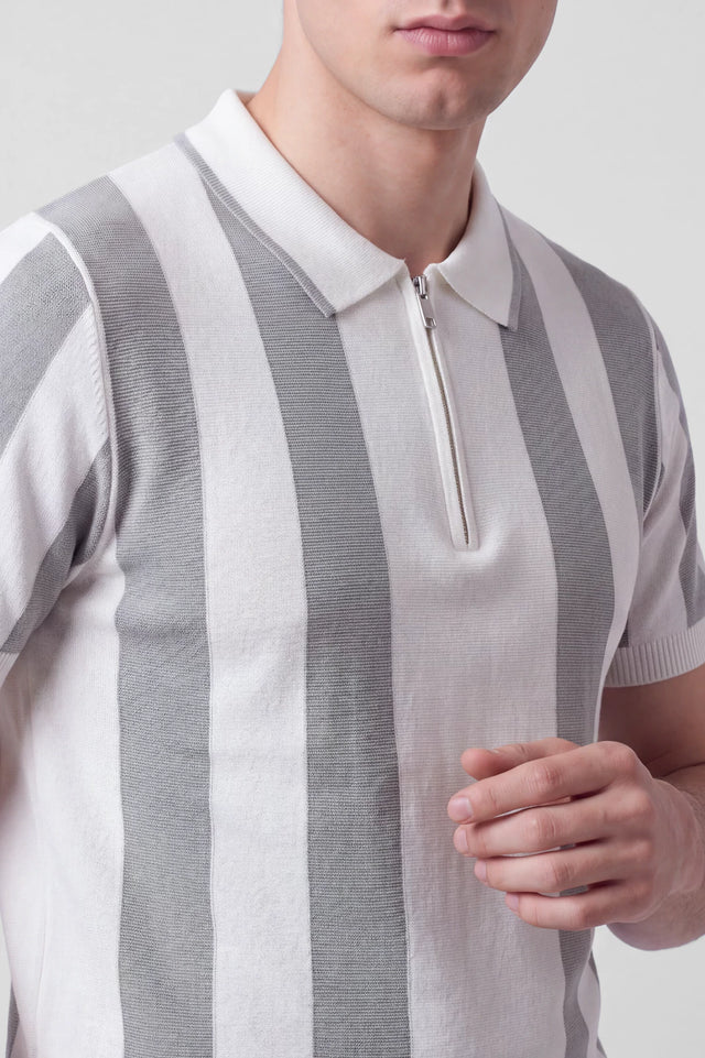 Men's Zipper Polo
