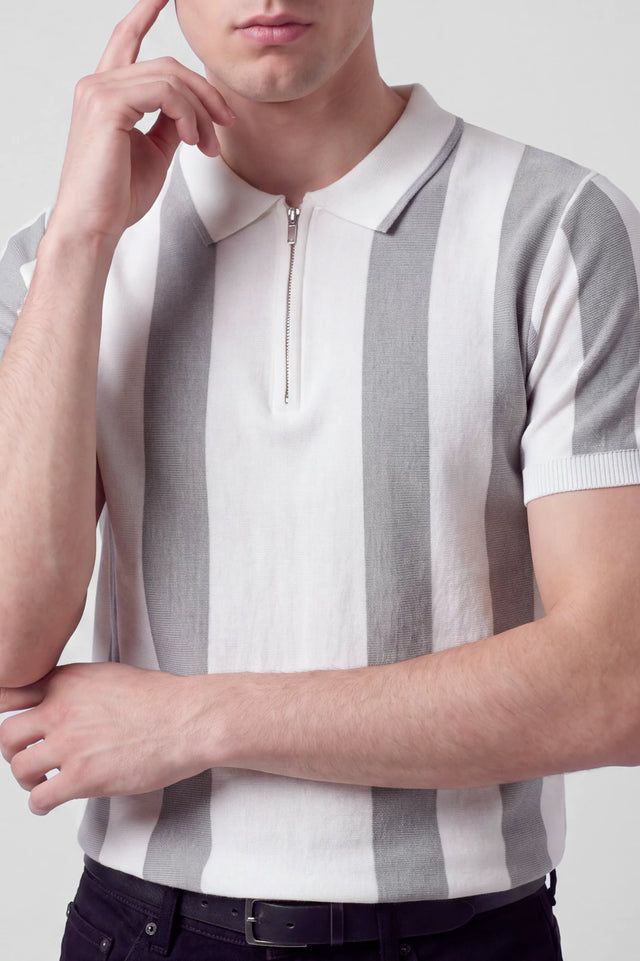Men's Zipper Polo