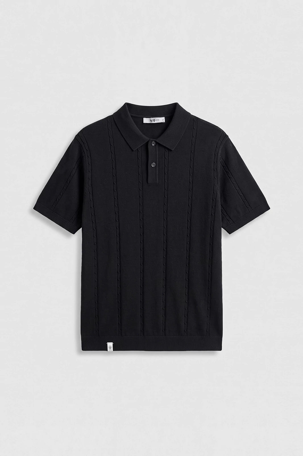 Button Textured Polo