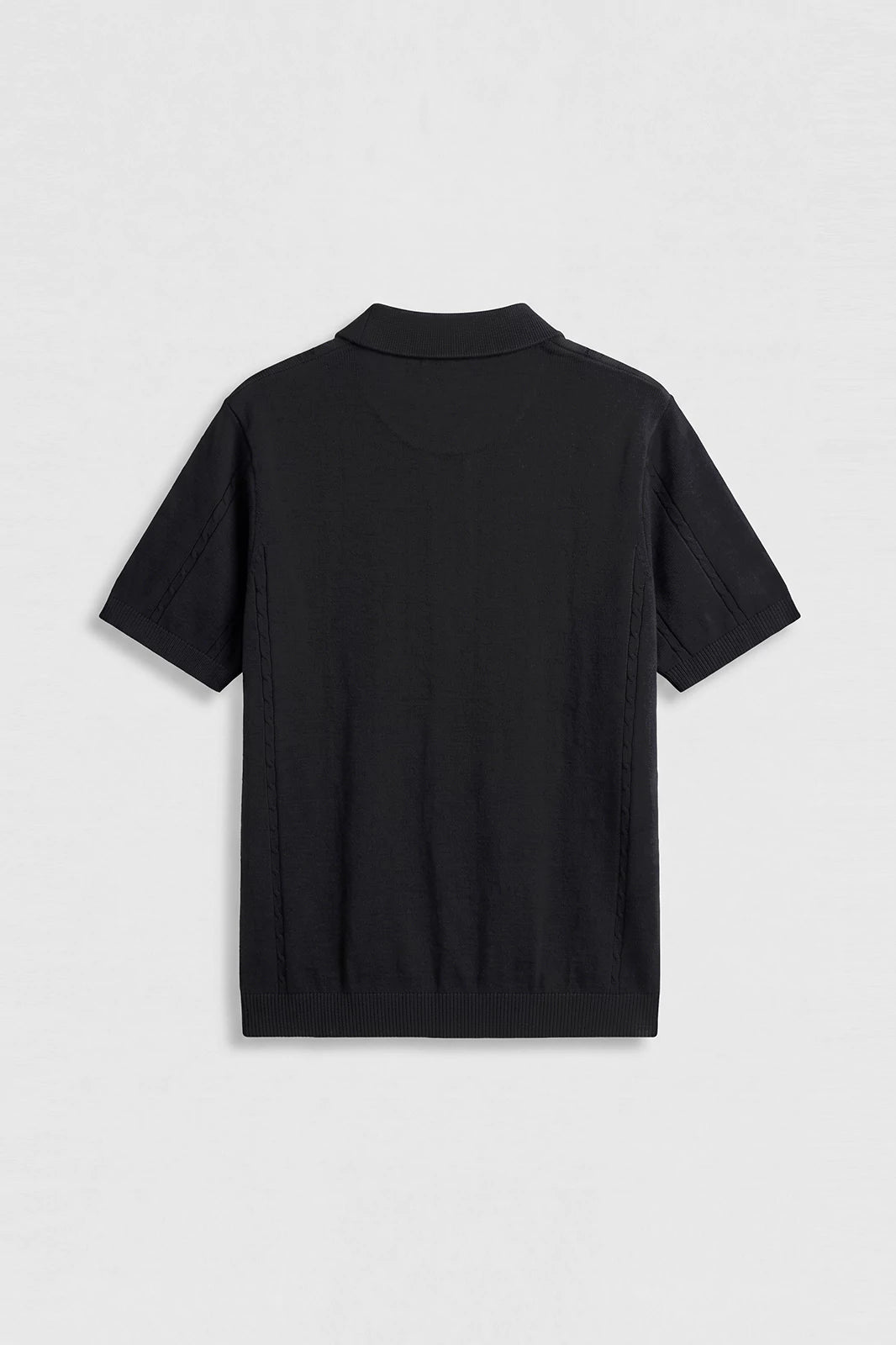 Button Textured Polo