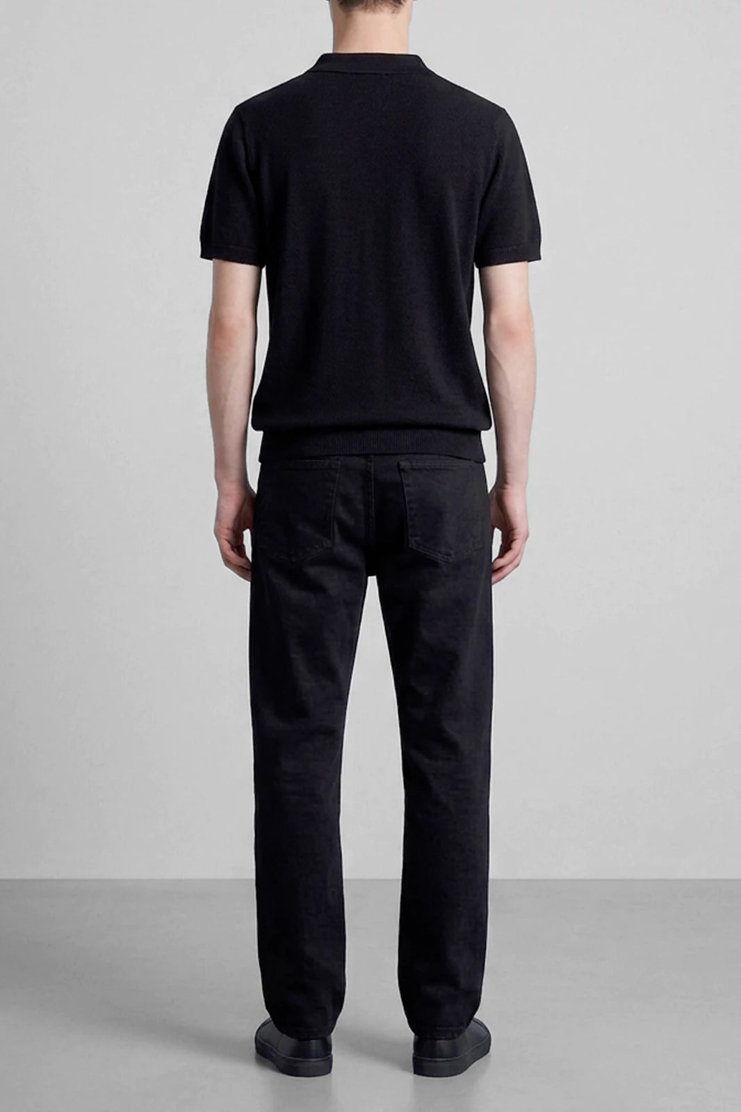 Button Textured Polo