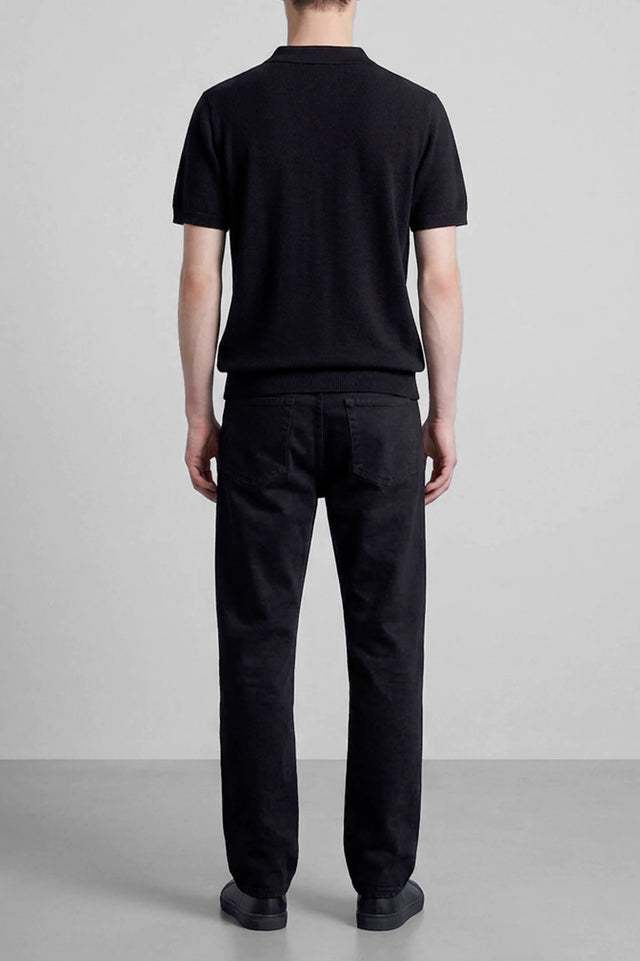 Button Textured Polo