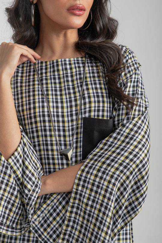 Checkered Co-ord with a pocket - 9figure