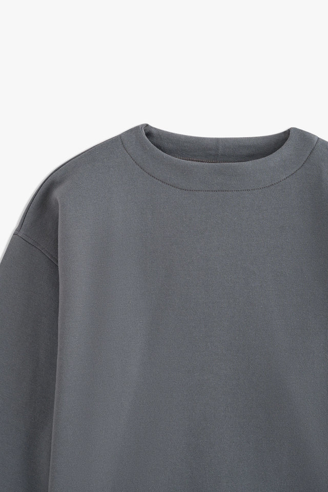 Mock Neck Loose Fit Top