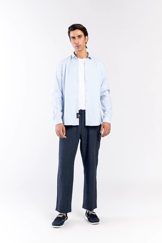 Button Down Textured Shirt - 9figure