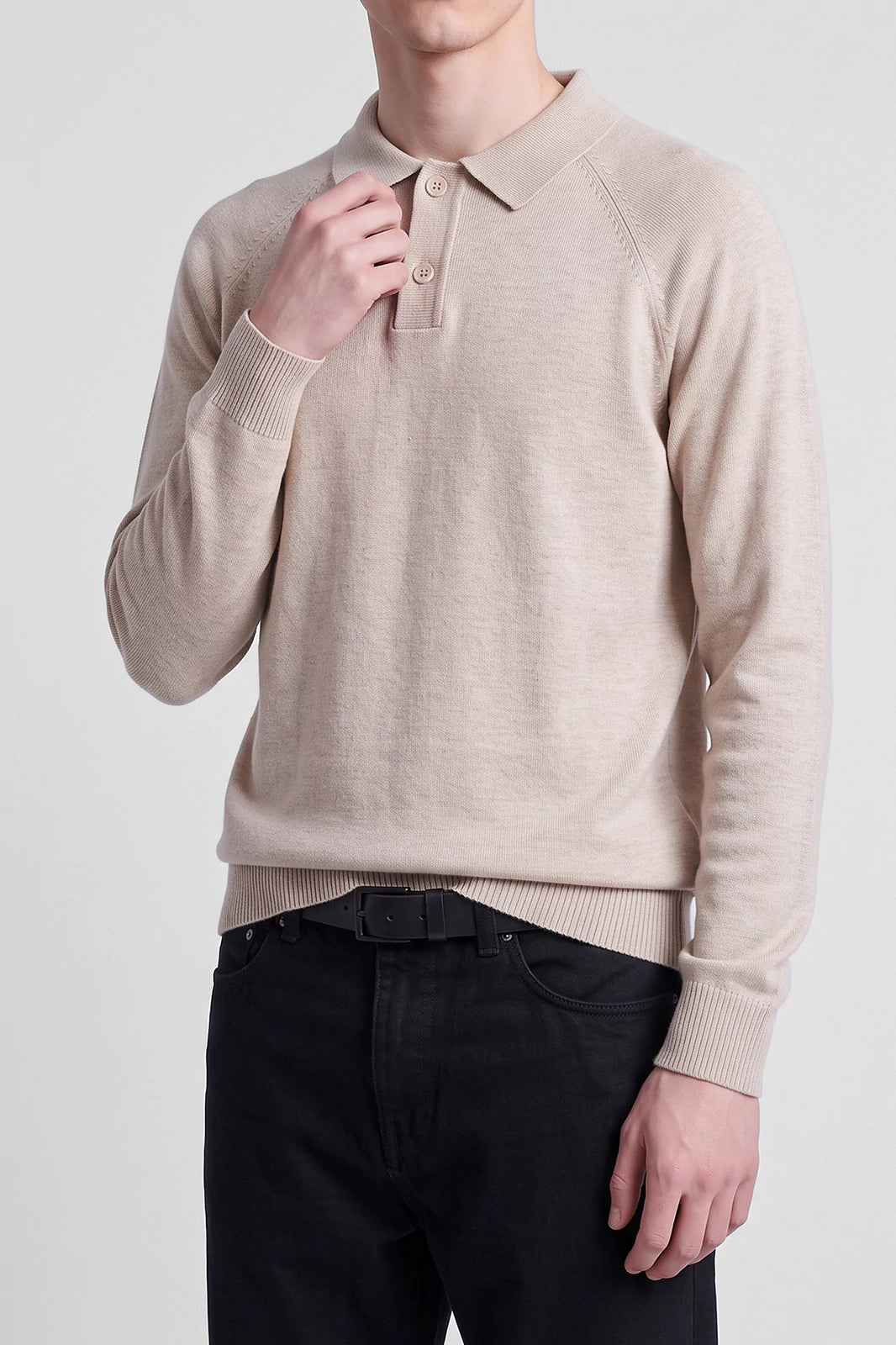 Button Placket Sweater