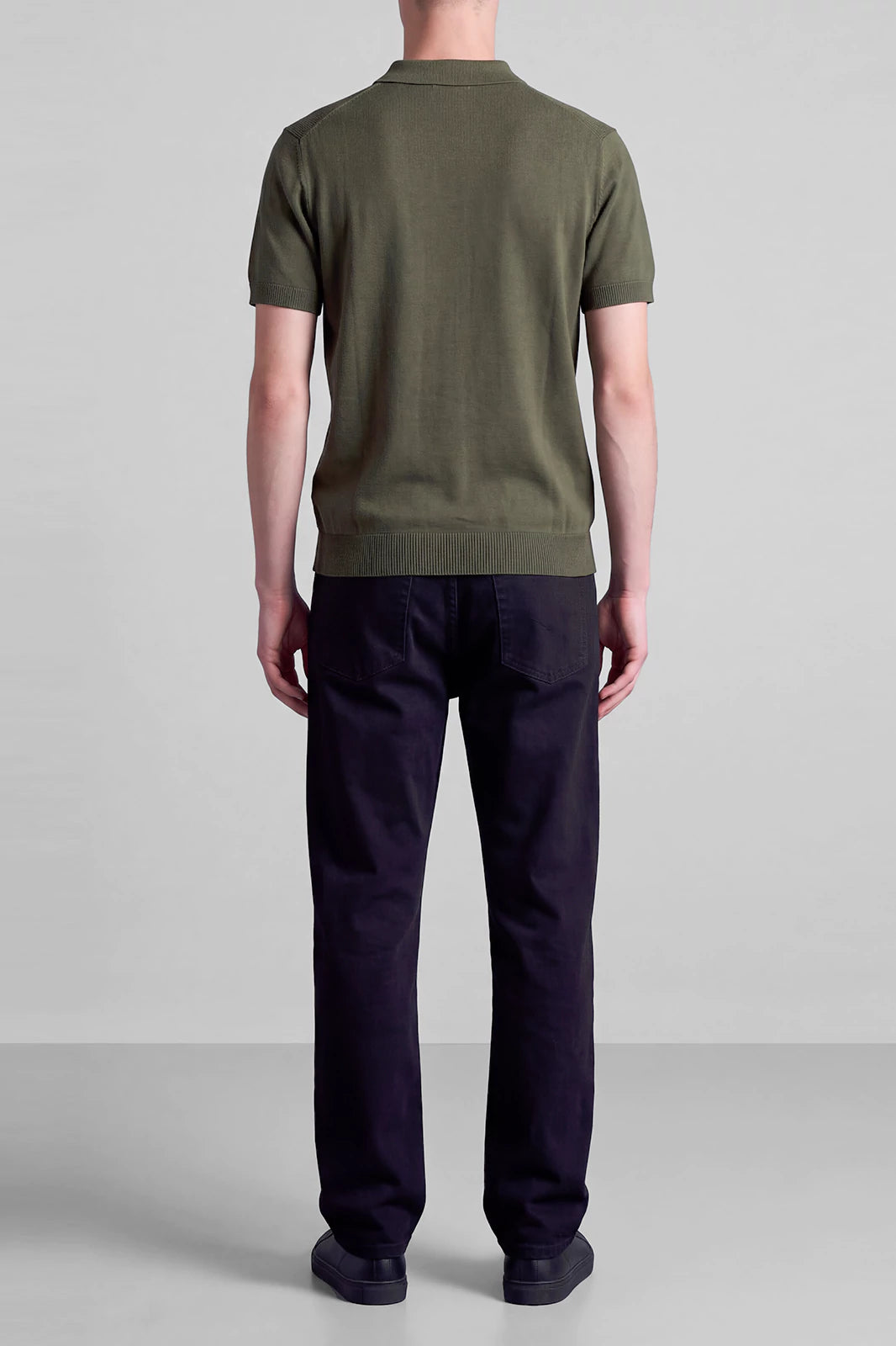 Zipper Textured Polo