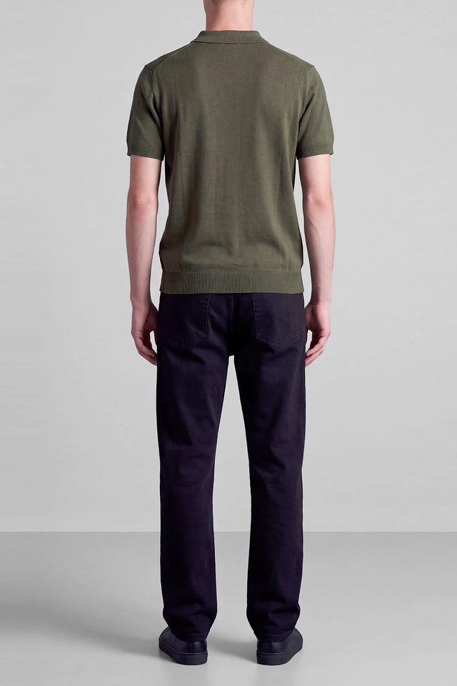 Zipper Textured Polo