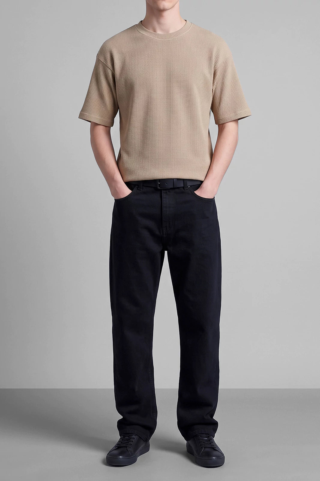 Crew Neck Textured T-Shirt