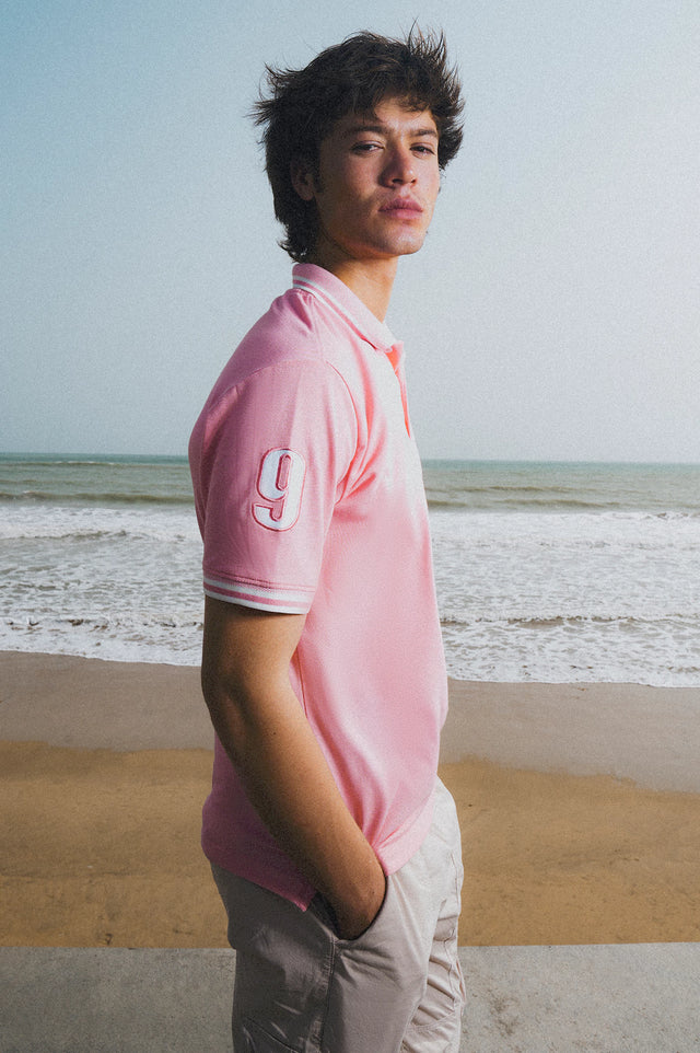 Jacquard Collar Polo