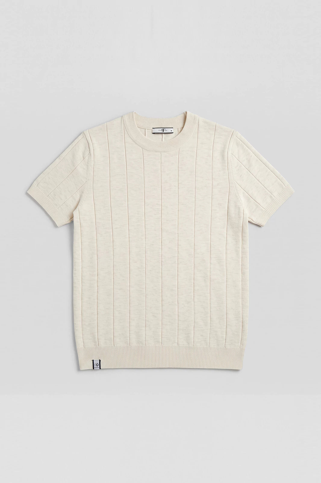 Crew Neck Textured T Shirt