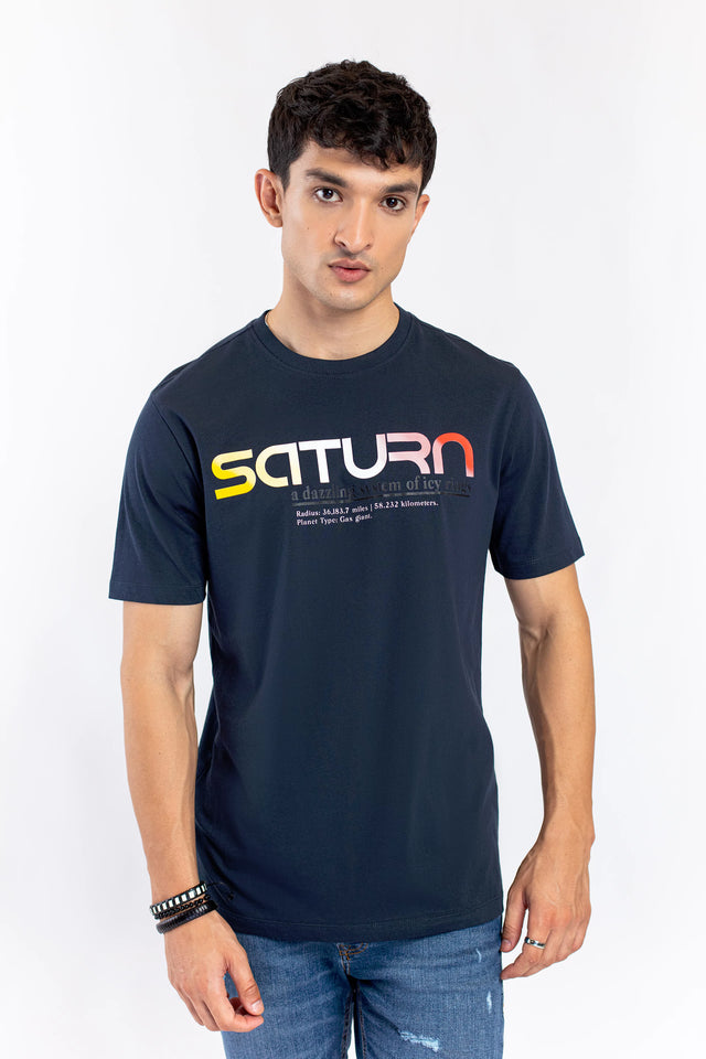 Texted Graphic T-Shirt - 9figure