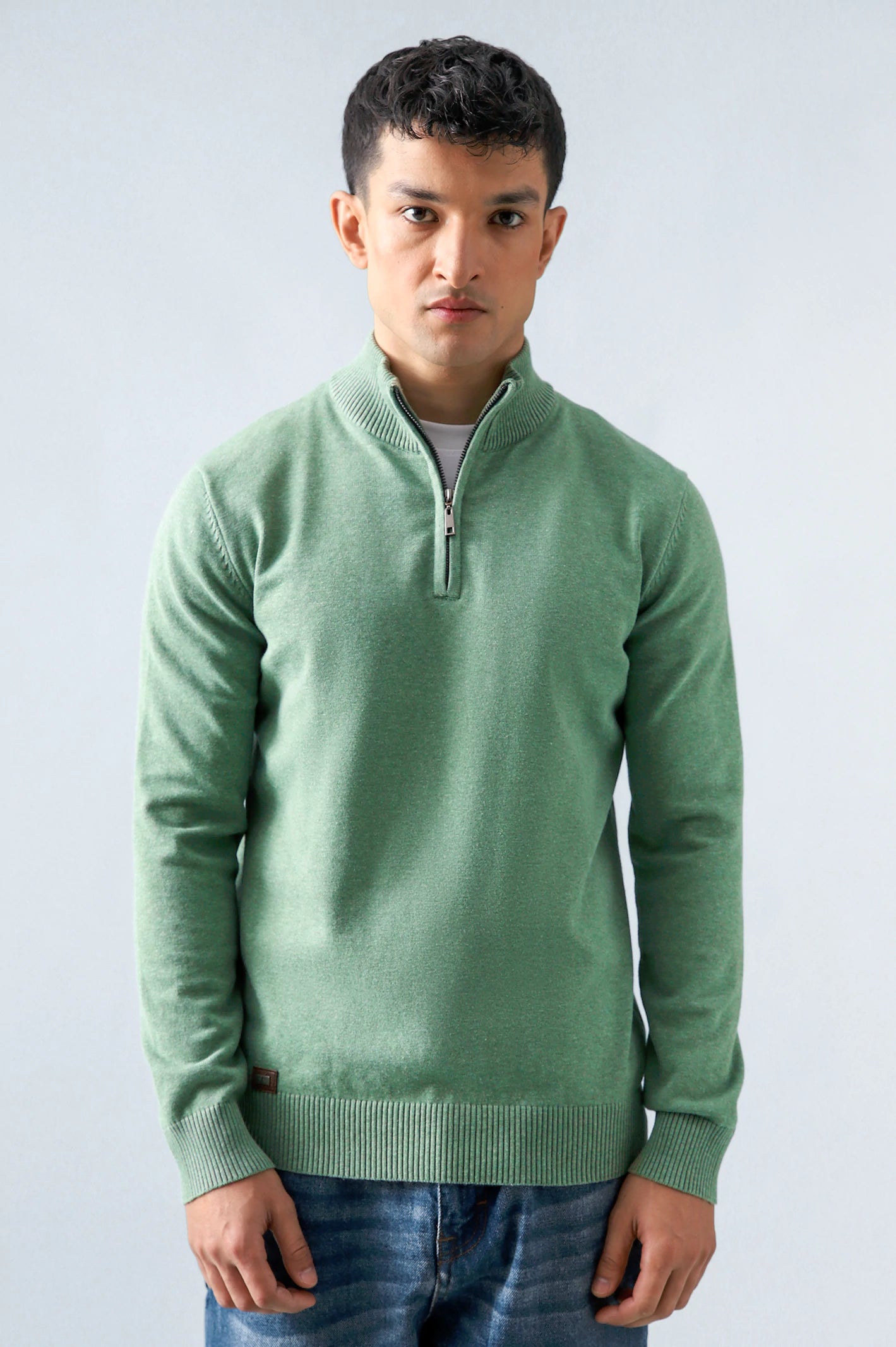 Basic Mock Neck Sweater