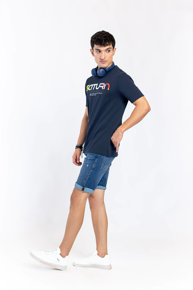 Texted Graphic T-Shirt - 9figure