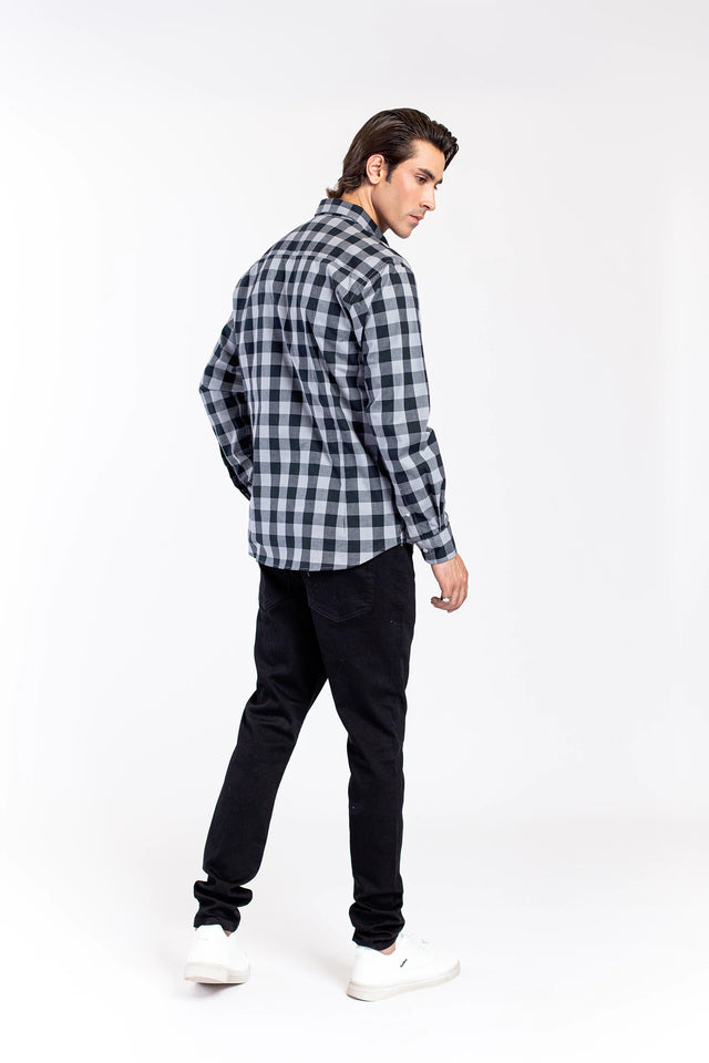 Button Down Checkered Shirt - 9figure