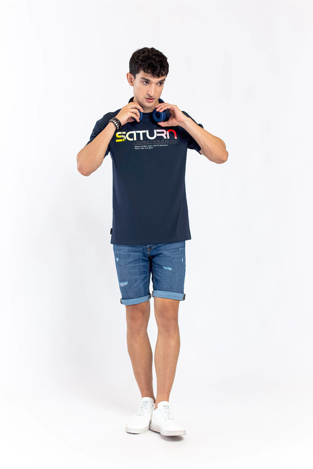 Texted Graphic T-Shirt - 9figure