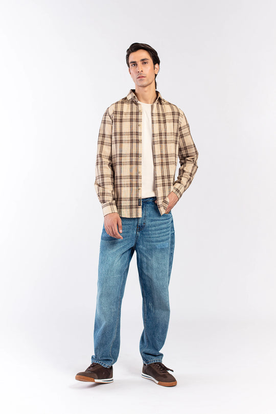 Button Down Checkered  Shirt - 9figure