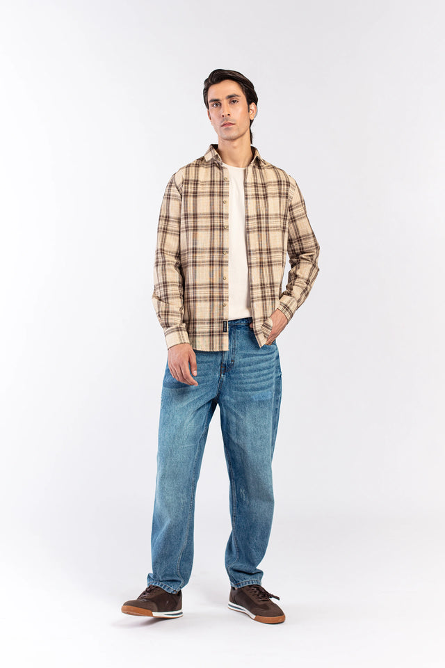 Button Down Checkered  Shirt - 9figure