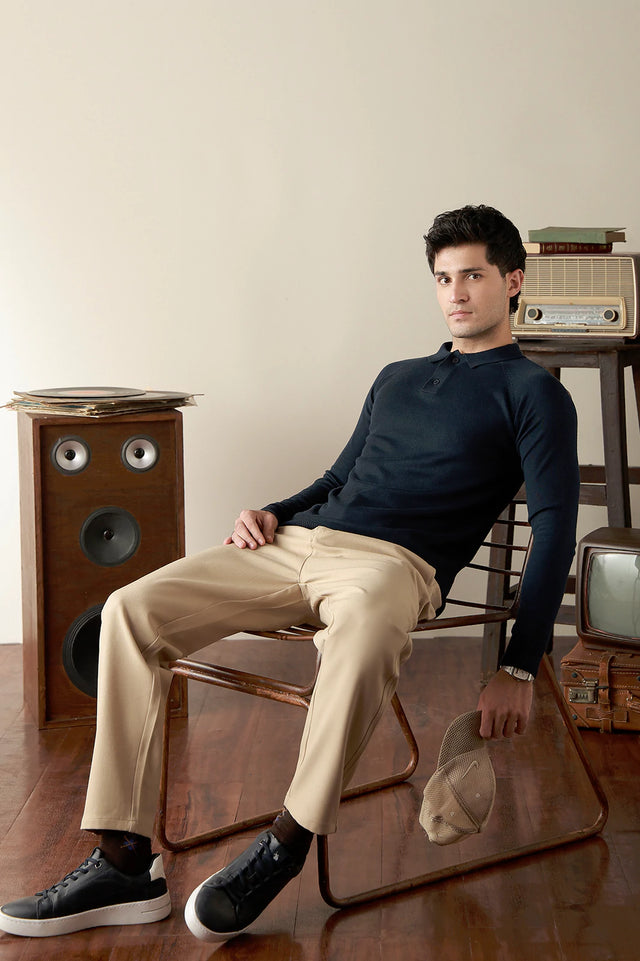 Button Placket Sweater