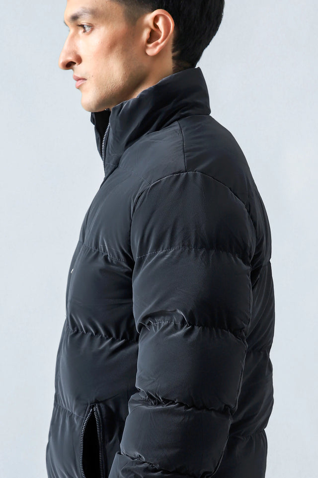Mock Neck Puffer Jacket
