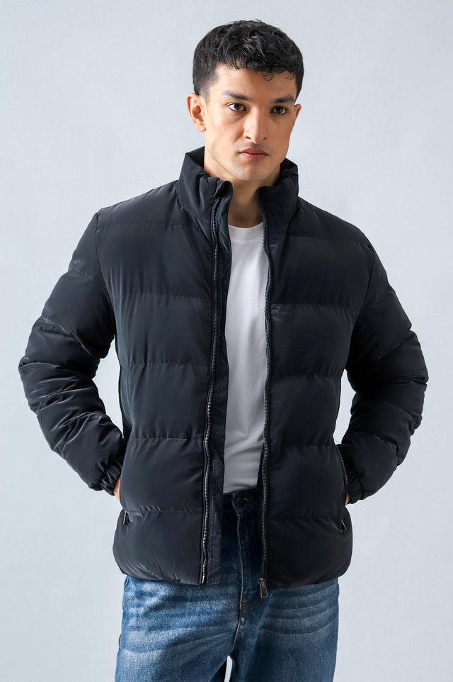 Mock Neck Puffer Jacket