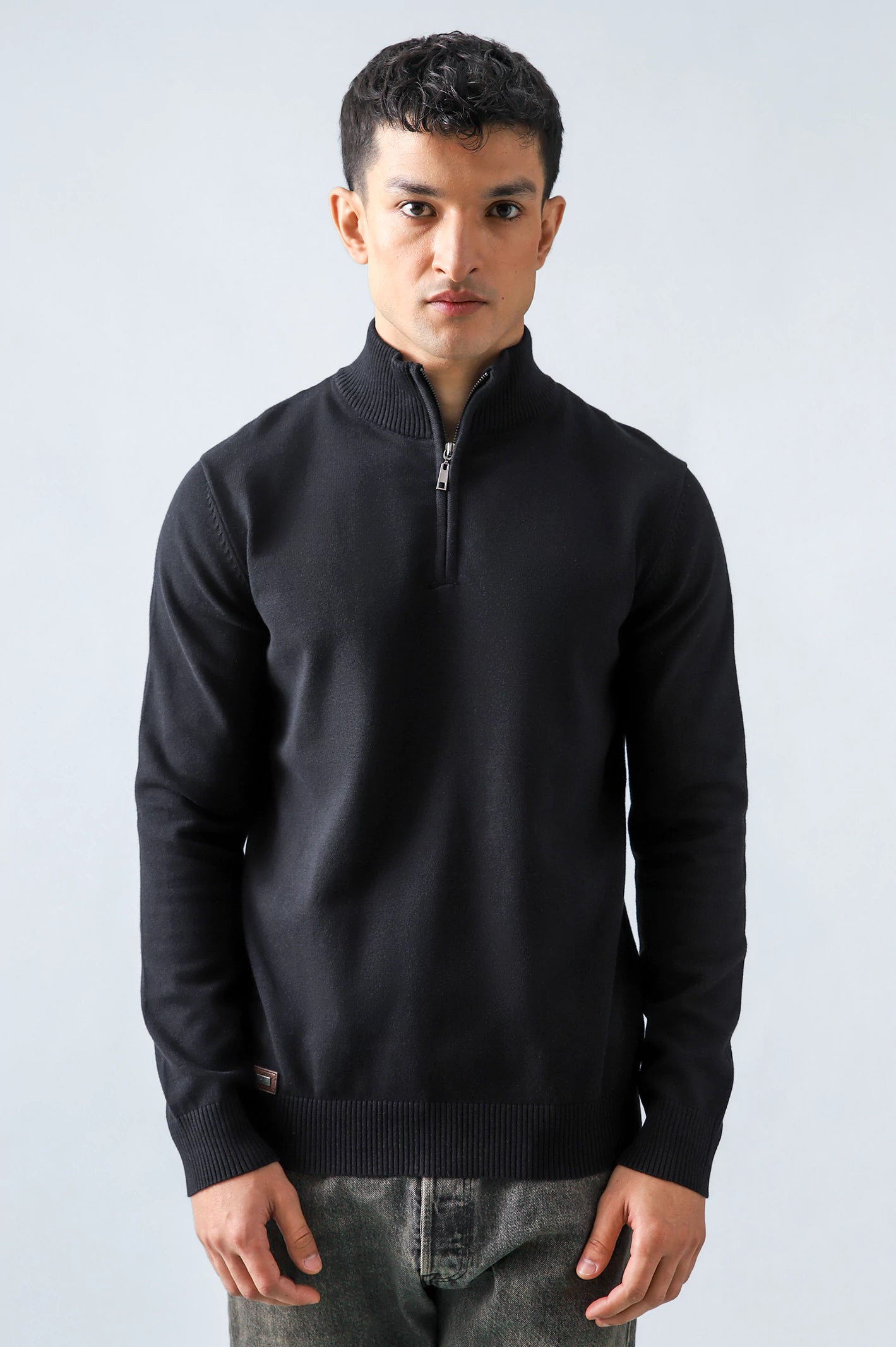 Basic Mock Neck Sweater