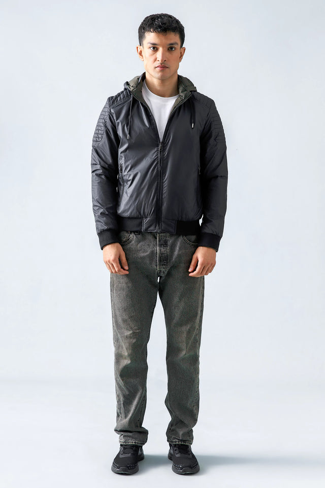 Reversible Hooded Jacket