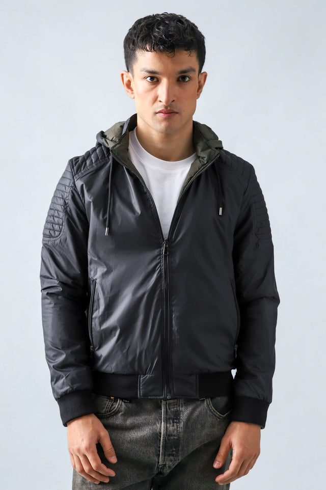 Reversible Hooded Jacket