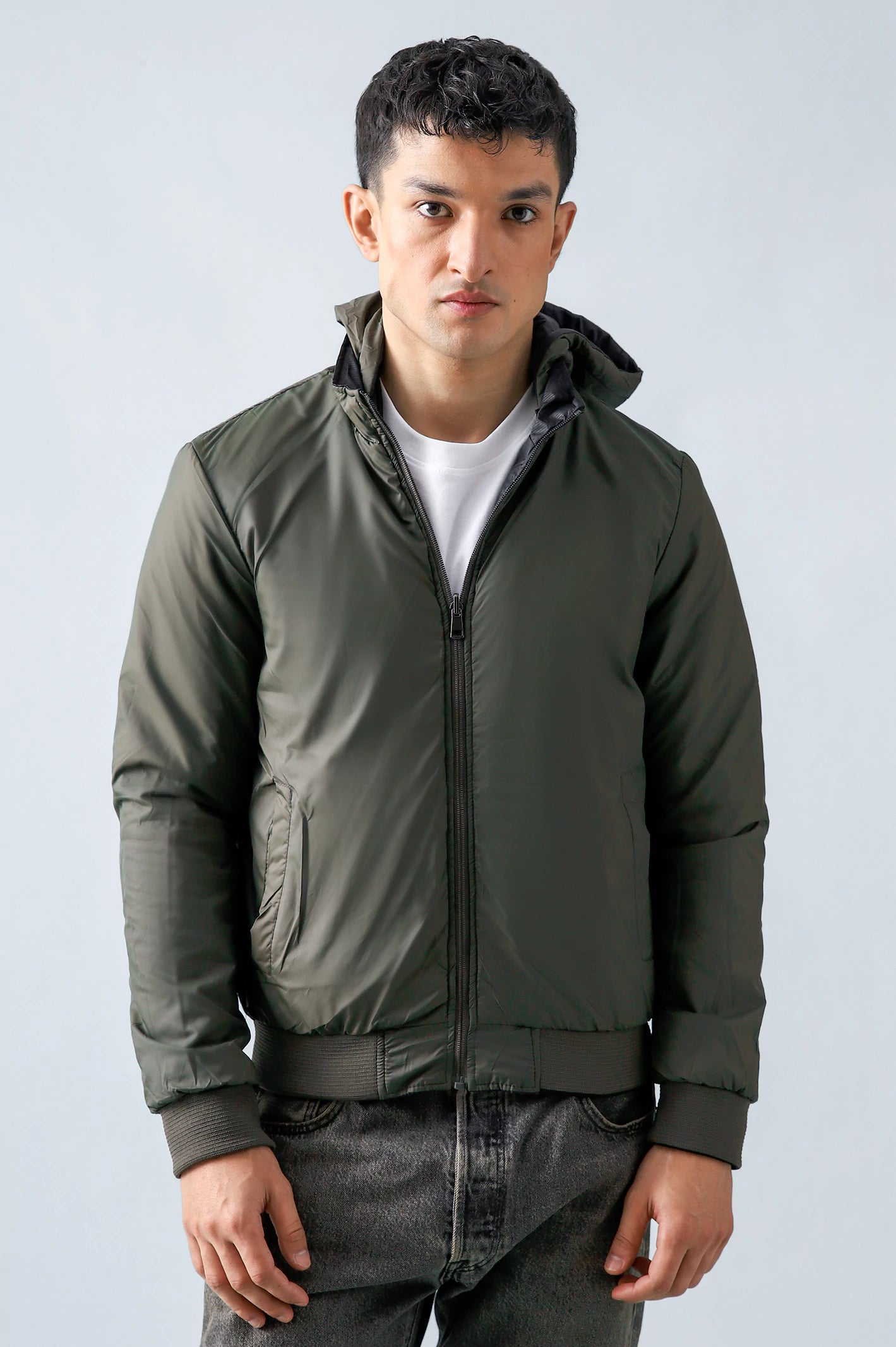 Reversible Hooded Jacket