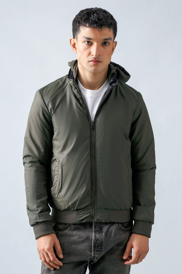Reversible Hooded Jacket