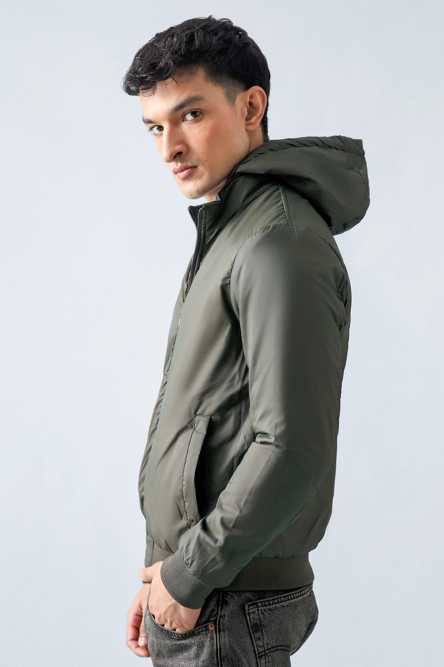 Reversible Hooded Jacket