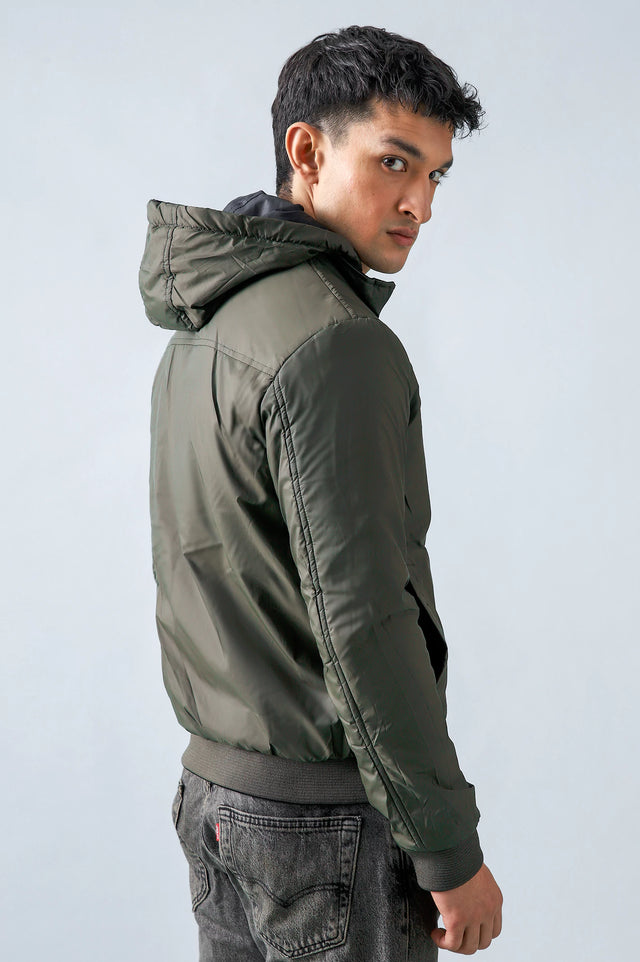 Reversible Hooded Jacket