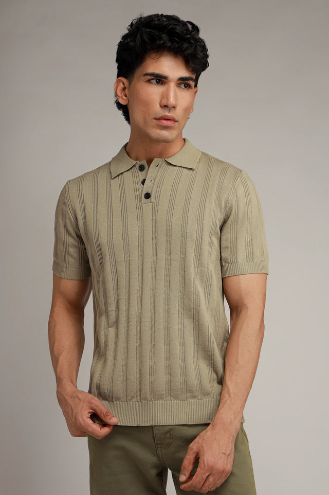 Basic Textured Polo