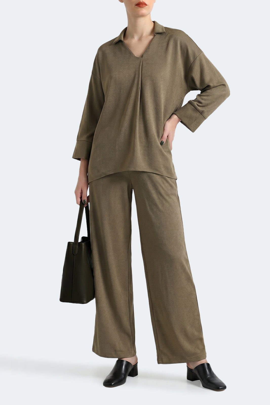 Women's Textured Co-ord Set