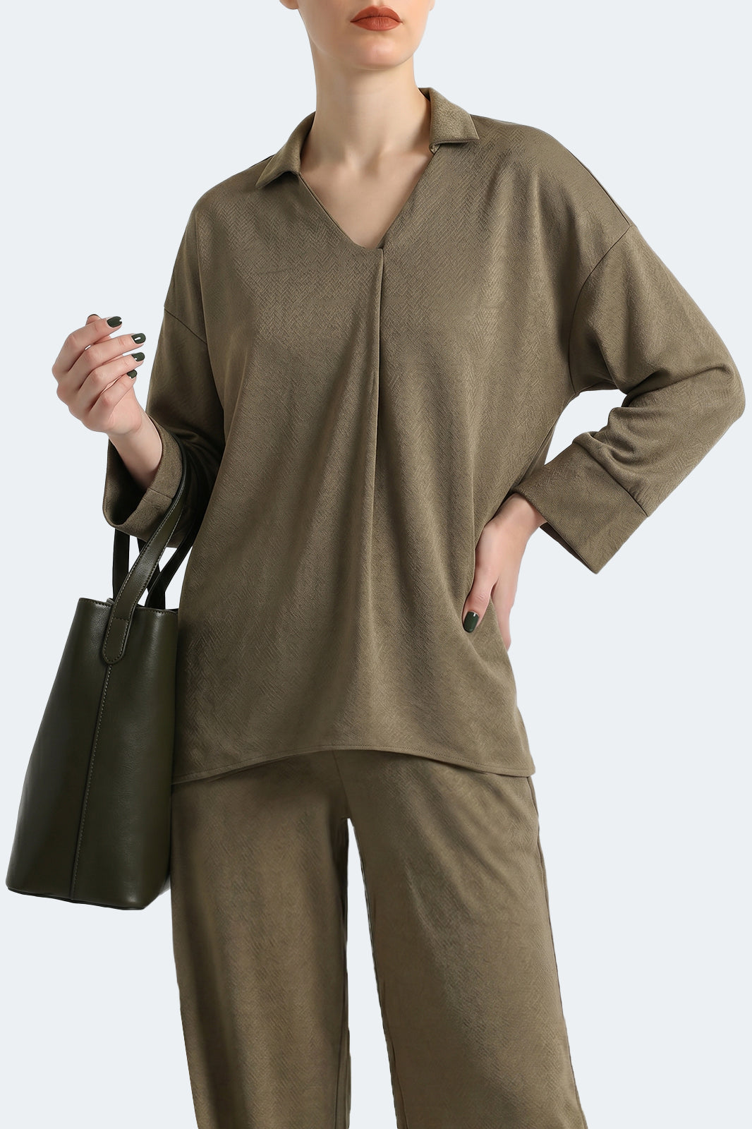 Women's Textured Co-ord Set