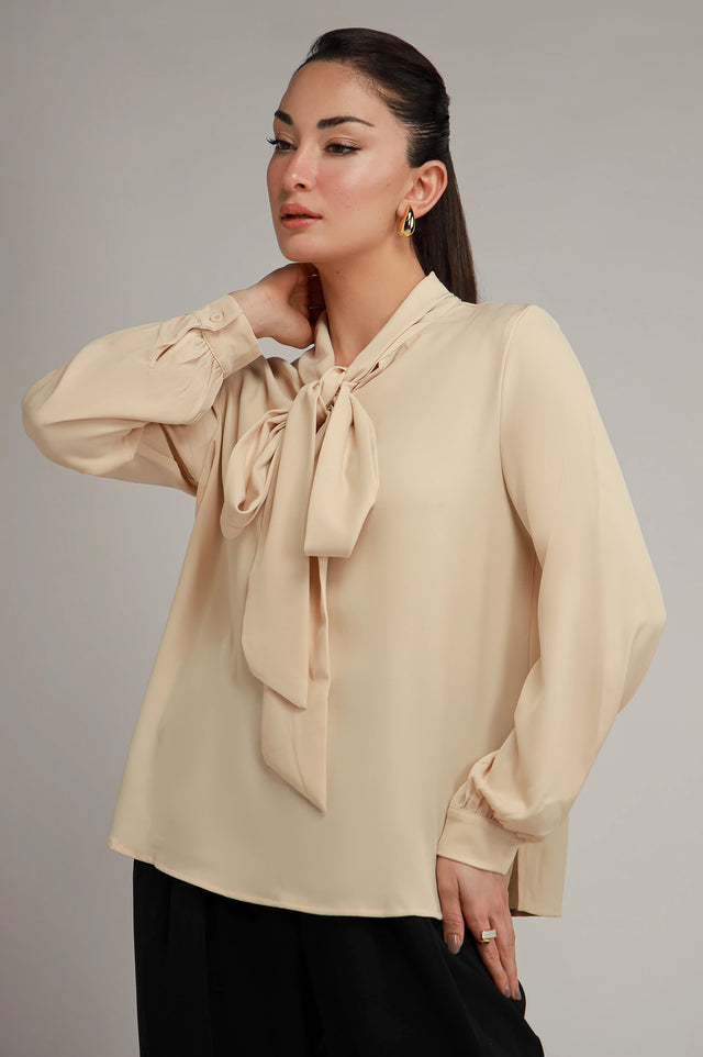 Tie Collar Top