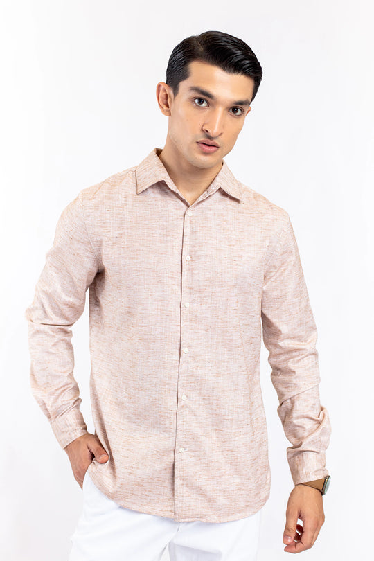 Basic Collar Textured Shirt - 9figure