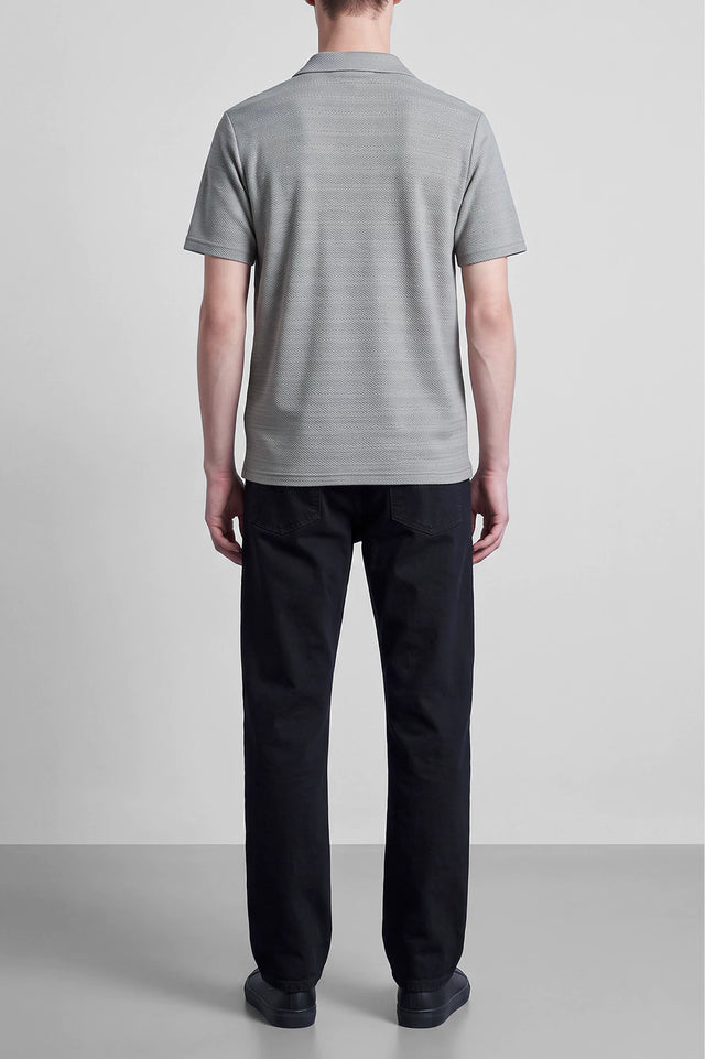 Cuban Collar Textured Shirt