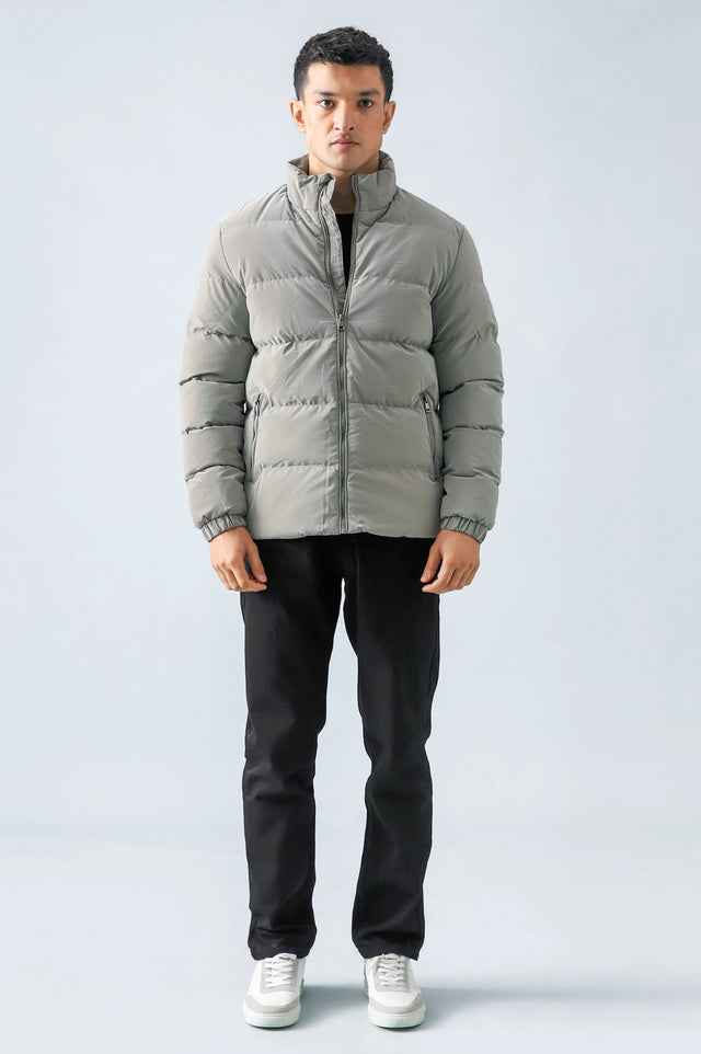 Mock Neck Puffer Jacket