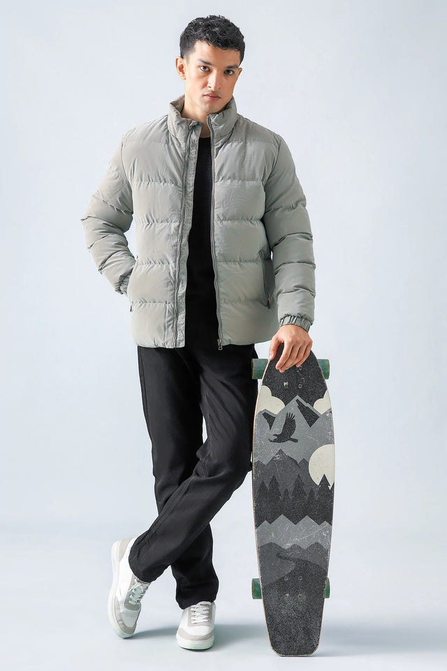 Mock Neck Puffer Jacket