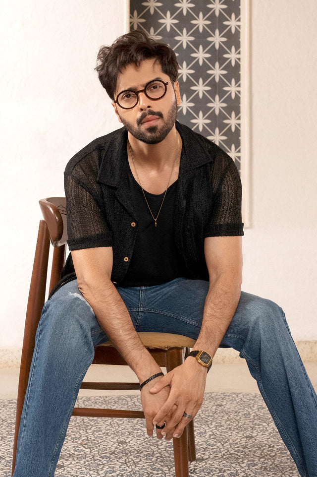 Cuban Collar Textured shirt